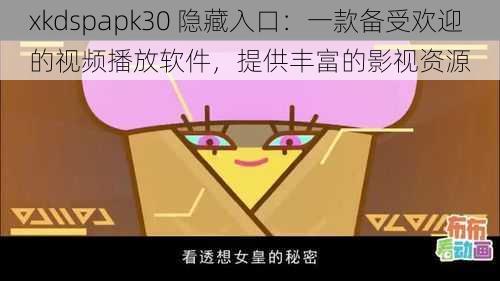 xkdspapk30 隐藏入口：一款备受欢迎的视频播放软件，提供丰富的影视资源