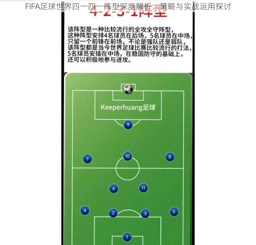 FIFA足球世界四一四一阵型深度解析：策略与实战运用探讨